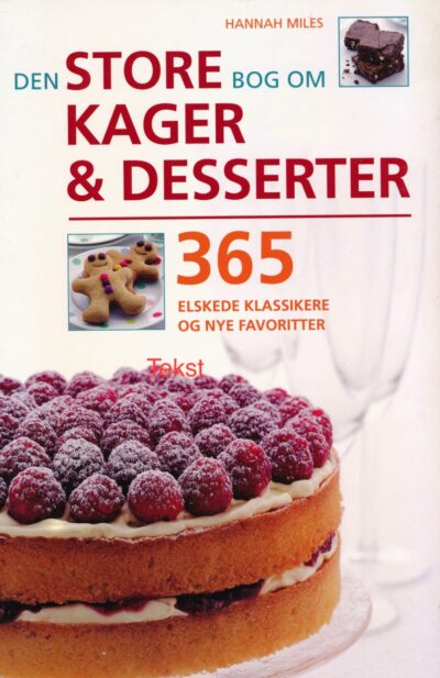 Den store bog om kager og desserter.